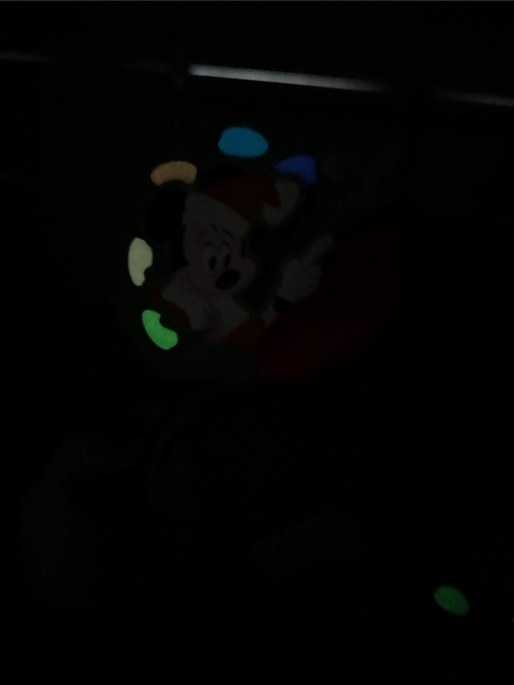 Disney 2023 Loungefly Holiday Christmas Wreath Glow Minnie Ears Headband~New - Picture 5 of 5
